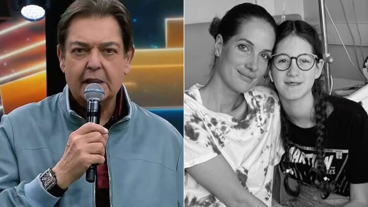 Faustão e nora