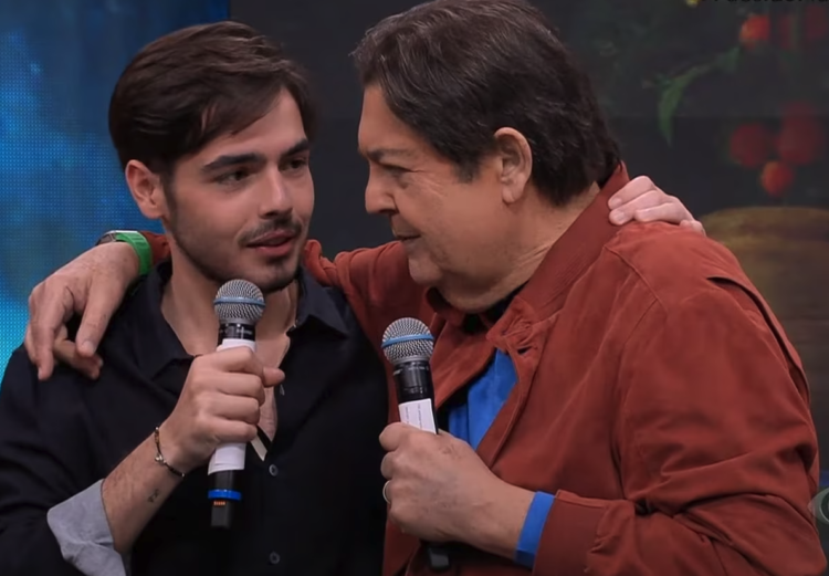 Faustão e João Guilherme