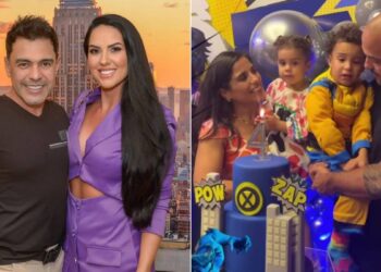 Zezé Di Camargo é criticado por não ir à festa do neto e Graciele o defende