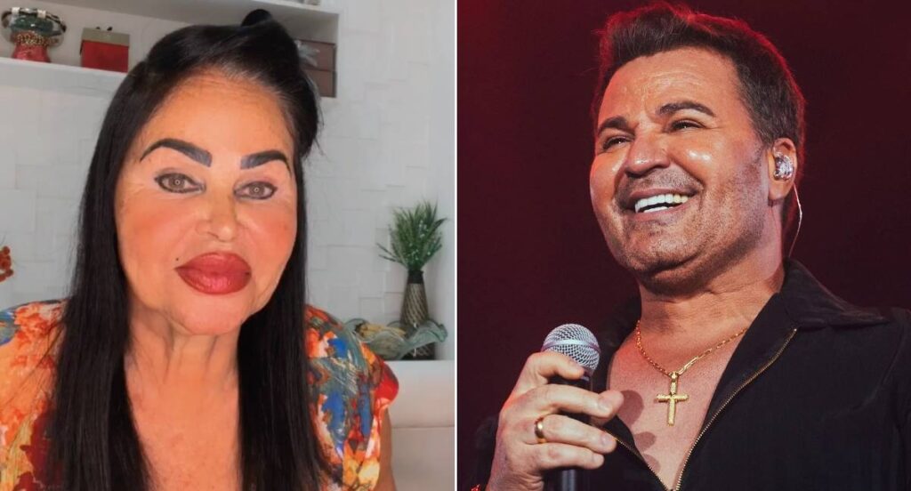 Eduardo Costa e sua mãe, Maria Costa