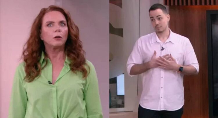 Leilane Neubarth e Thássius Veloso na GloboNews