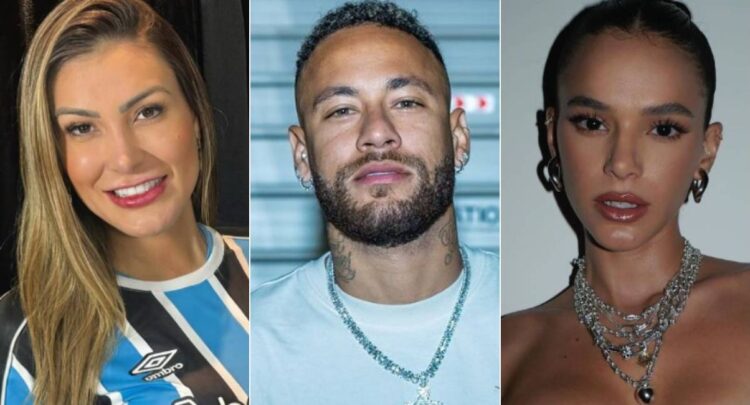 Andressa Urach, Neymar e Bruna Marquezine