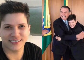 Karol Eller e Jair Bolsonaro