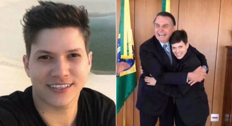 Karol Eller e Jair Bolsonaro
