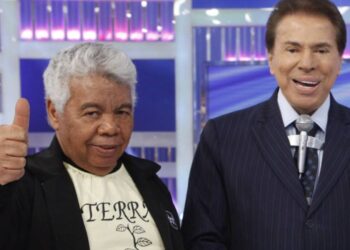 Roque e Silvio Santos
