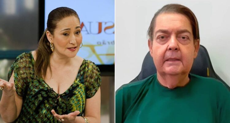 Sonia Abrão e Faustão