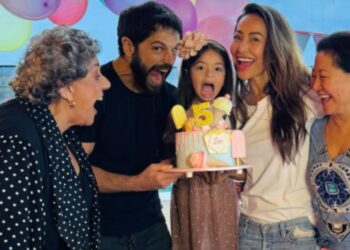 Duda Nagle, Zoe, Sabrina Sato e as avós de Zoe