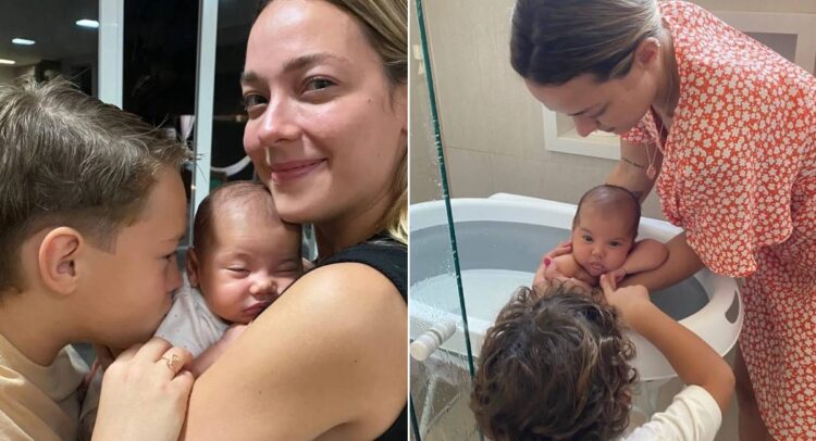 Carol Dantas, Davi Lucca e Mavie