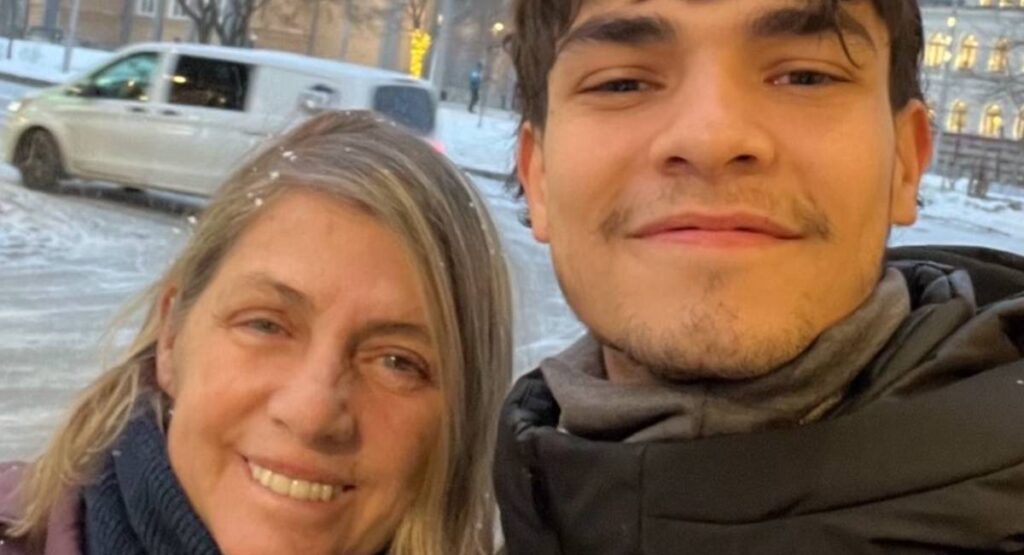 Carla Camurati e o filho