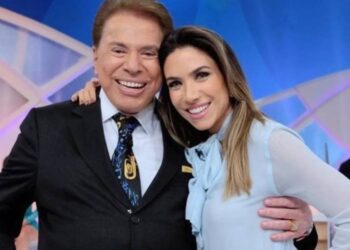 Silvio Santos e Patrícia Abravanel