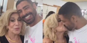 Susana Vieira e Cauã Reymond